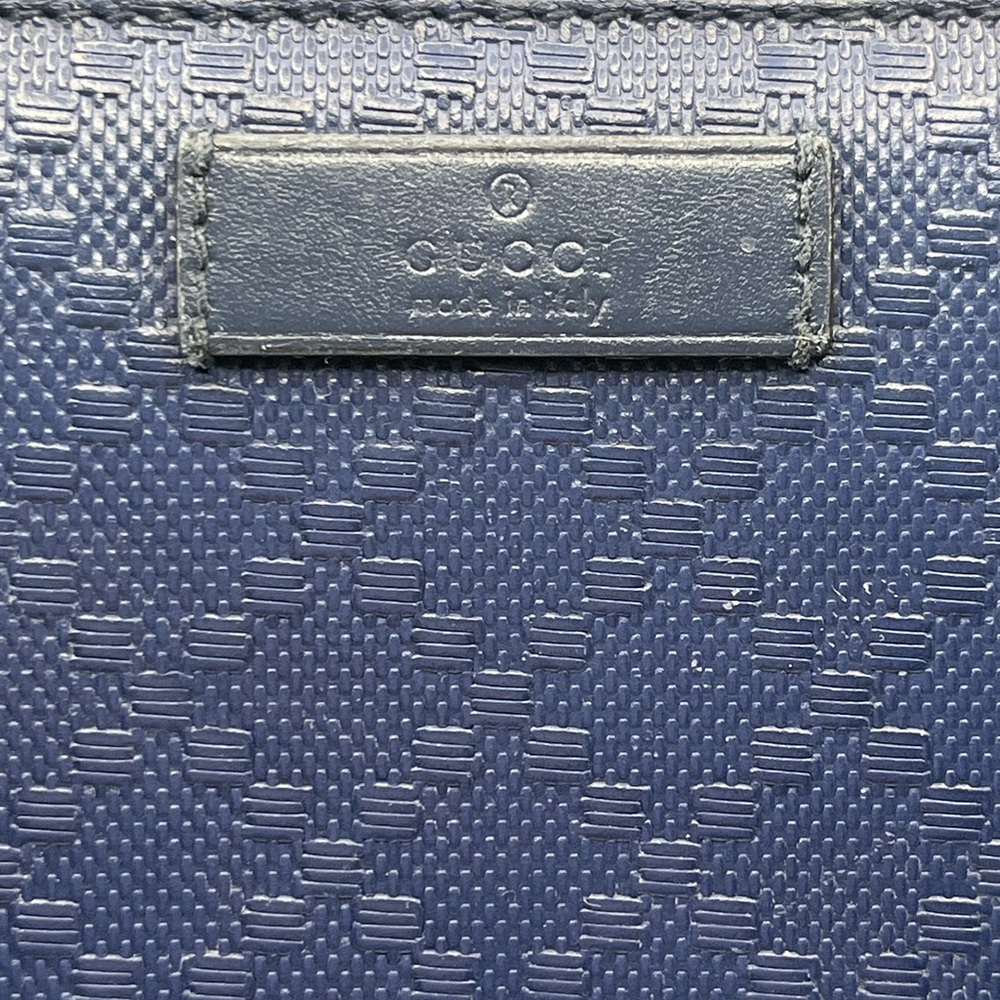 Gucci Diamante Zip Around Navy Wallet - Picture 8 of 8